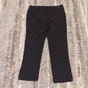 Soho Apparel Charcoal Textured Trousers